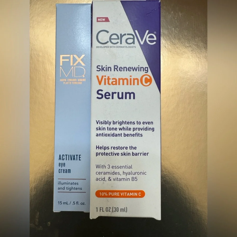 CeraVe Skin Renewing Vitamin C Serum - FIX MD Eye Cream